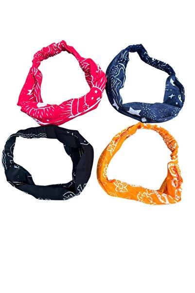 YELPAZE DÜNYASI Set Bandana Elastic Bumbac Pieptanat Model Bandana Parasuta