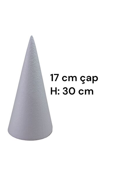 strafor parti dünyası strafor beze-makaron kulesi 30*17 cm