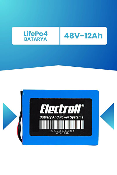 ELECTROLL 48V 12Ah LifePo4 Batarya