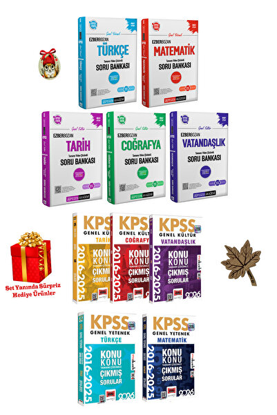 Pegem Akademi Yayıncılık 2026 Kpss Tüm Dersler Kazandıran Soru Bankası Seti E...