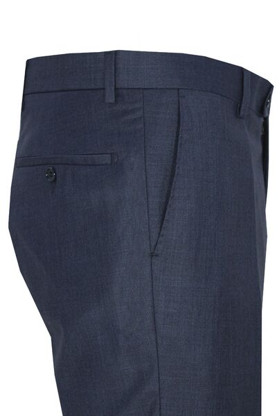 Varetta بنطلون رجالي من قماش البوليفيسكوز ذو قصة كلاسيكية مقاس كبير باللون ال...