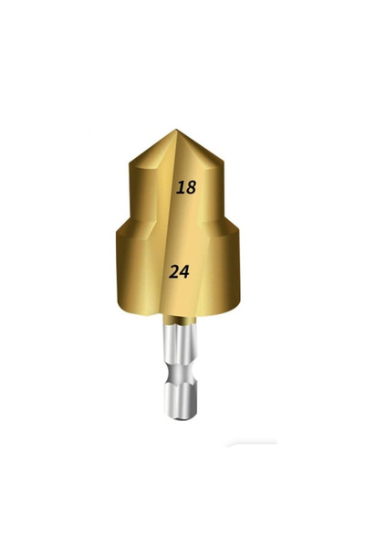 Lenox Tools PVC Boru Genişletici Kademeli Matkap Ucu 18–24 mm Plastik Boru Ge...