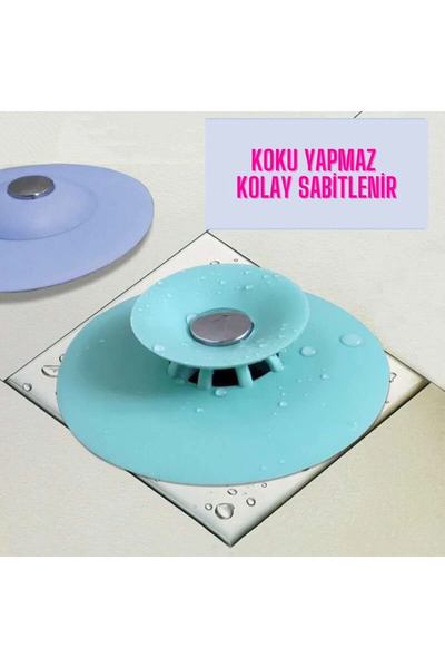 ZUZU MADE 3 Adet Küvet Lavabo Banyo Tıkacı Süzgeci Gider Tıkacı Tıkaç Evye Tıpa