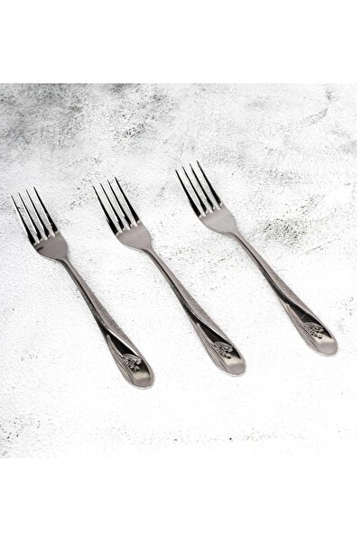 HIC طقم شوك عشاء من الفولاذ المقاوم للصدأ مكون من 12 قطعة