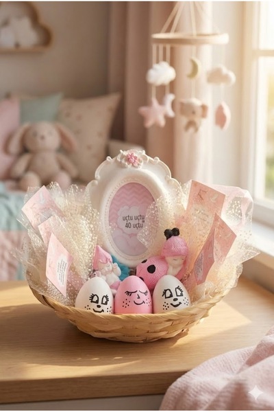 Nazenindusleri Mini, Kırk Uçurma Sepeti Kiz Bebek 40 Ucurma Sepeti