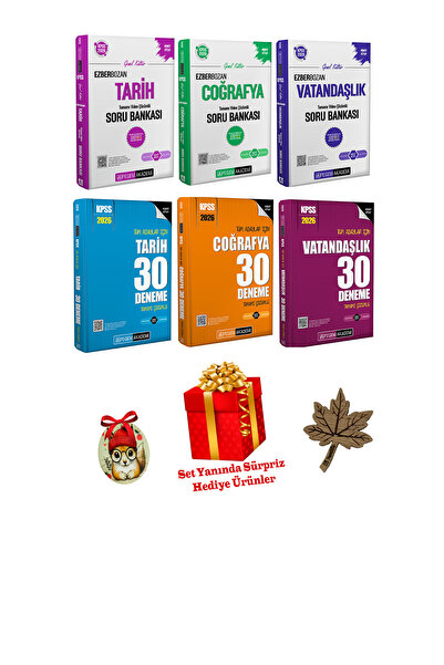 Pegem Akademi Yayıncılık PEGEM KPSS 2026 TAMAMI VİDEO ÇÖZÜMLÜ EZBERBOZAN TARİ...