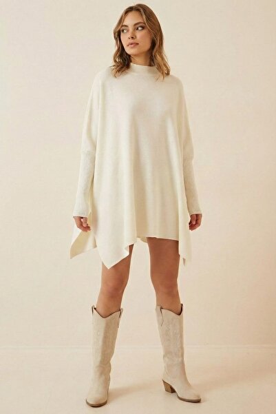 onno style women Plain Knitted Standard Poncho