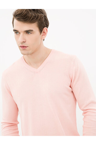 Koton سترة رجالية مرجانية 6YAM91081LT