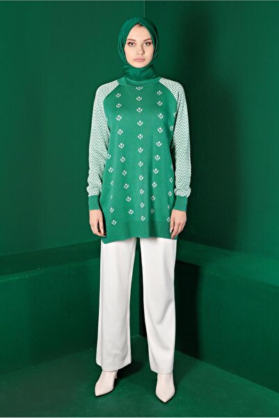 Alvina ТРИКОТАЖНА ТУНІКА З ВІЗЕРУНКОМ 43173