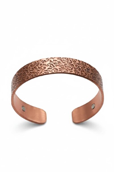 AYDESİA سوار نحاسي منقوش باللبلاب مصنوع يدويًا من النحاس، تصميم طبيعي للشفاء ...