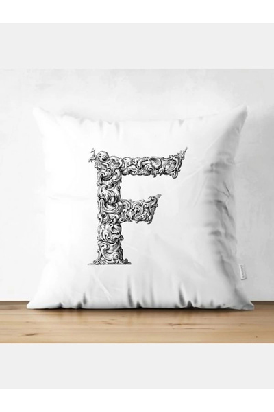 Özcan Tasarım Подушка з літерою F - Чохол для подушки