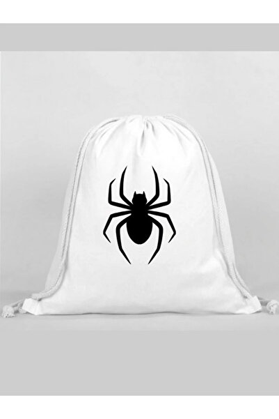 Özcan Tasarım Spider Printed Backpack - Drawstring Sports Bag