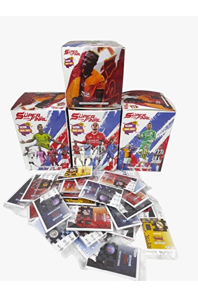 TREND Kitli Kapı Süper Final Mekanik Adamlar Futbolcu Kartları 150 Paket 3lü ...