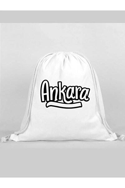 Özcan Tasarım حقيبة ظهر مطبوعة من أنقرة - حقيبة رياضية برباط