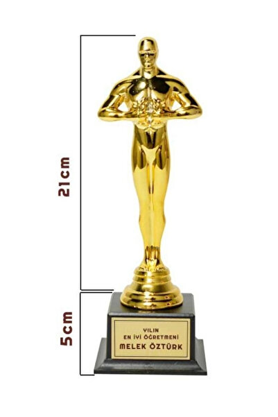 Özcan Tasarım Kişiye Özel Oscar Ödülü - Büyük Boy Oscar Ödülü
