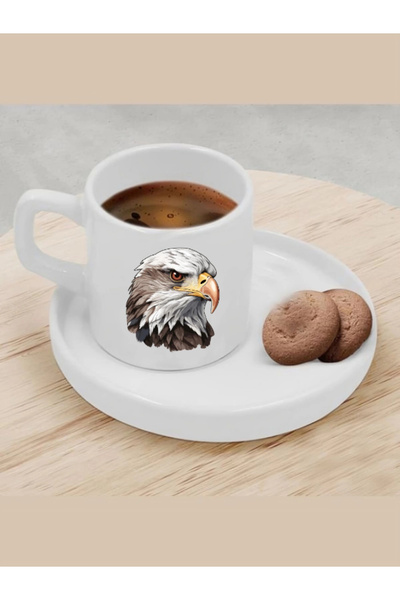 Özcan Tasarım كوب قهوة تركي مع النسر