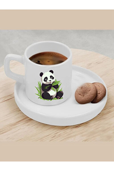 Özcan Tasarım كوب القهوة التركي نموذج الباندا