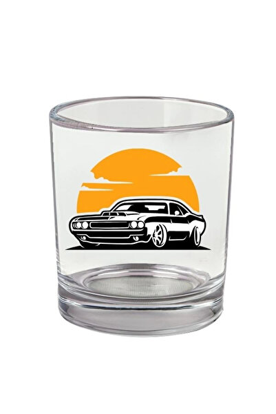 Özcan Tasarım كأس ويسكي مطبوع على شكل سيارة - كأس على شكل سيارة