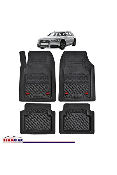 TEAMCAR Πατάκια αυτοκινήτου τύπου δίσκου συμβατά με Audi A6 C7 Allroad (2012-...