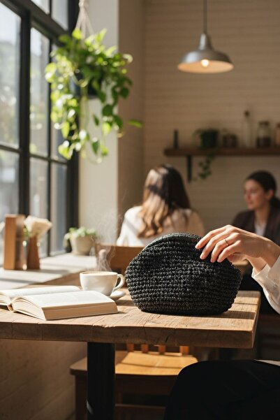 ANJEA Geantă de mână Little Scholarship Shisho cu sclipici