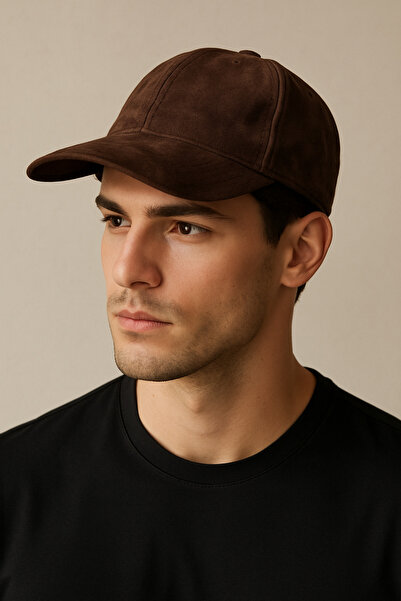 Rupen Kraft 100% Genuine Suede Leather Hat Sports Hat Cap Suede Hat Leather Hat Chamois Adjustable Size