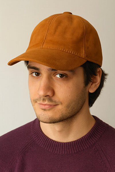 Rupen Kraft 100% Genuine Suede Leather Hat Sports Hat Cap Suede Hat Leather Hat Chamois Adjustable Size