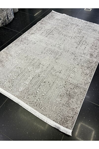 PeriDekor Kadife Bambu Dokuma Yıkanabilir Kaymaz Mutfak Salon Halısı Yolluk