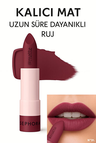 SEPHORA 31 Bangkok Uzun Süre Kalıcı Mat Ruj