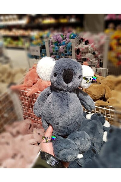 YıldızDükkan Sevimli Koala Peluş Oyuncak 34 Cm Oyun Uyku Arkadaşı Hediyelik S...