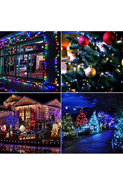 FOTOFUN Instalație de Crăciun, tip liniar, pentru exterior, 500 LED-uri, 50m, multicoloră