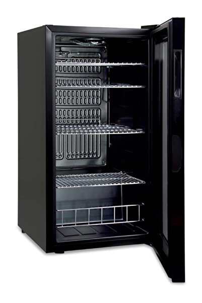 Dansat ثلاجة عرض بباب زجاجي سعة 90 لترًا D190SC باللون الأسود