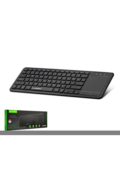 HADRON HDX2505 Dual Mode Touch Pad Smart Klavye 2.4 GHz Bluetooth 5.0 Siyah