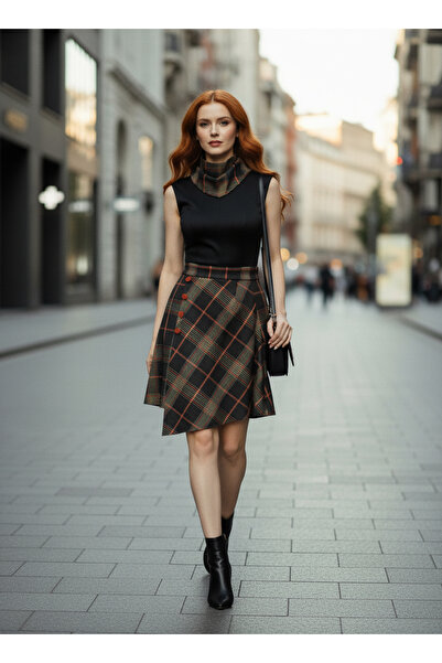 Sihirli Düğmeler Tasarım Etek