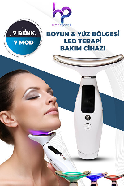 HOT POWER Boyun Yüz Germe EMS Boyun Yüz Germe Masajı Cilt Sıkılaştırma Cihazı...