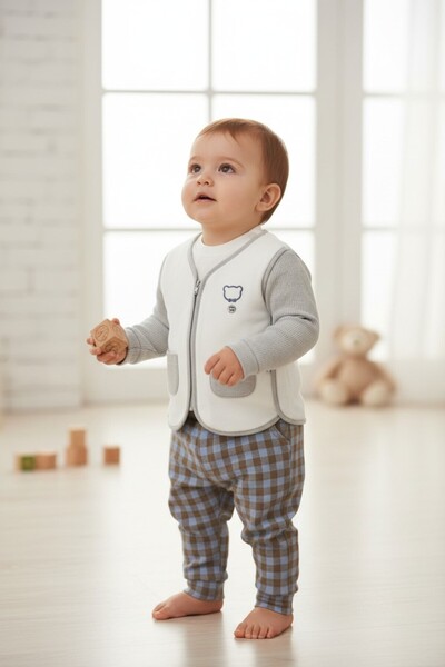Butik Babydola Cardigan Pants 3-Piece Set