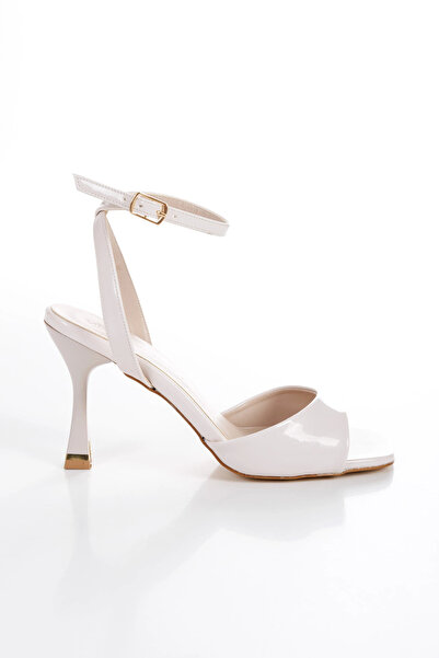 Miss Mitto Γυναικεία μπεζ λουστρίνι μονό λουράκι Κομψά εικονικά γαλβανισμένα ...