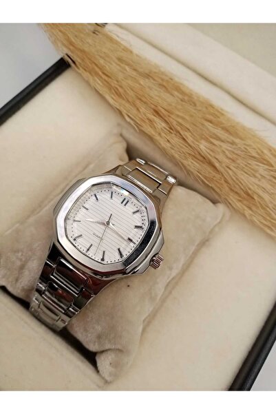 Brality Silver Steel Band Classic Simple Stylish Design Vintage Women Wristwa...