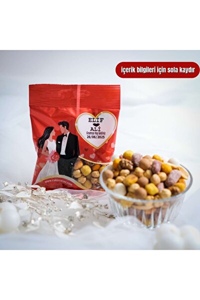 Çakır Çerez Kına Ve Düğün Çerezi 50 Gram 100 Adet