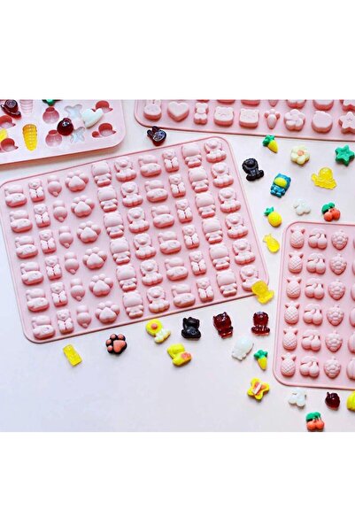 Şenhomee Epoksi Sugarcraft Şekerleme Jelibon Mini Hayvanlar Silikon Kalıbı (damlalık Hediyeli )