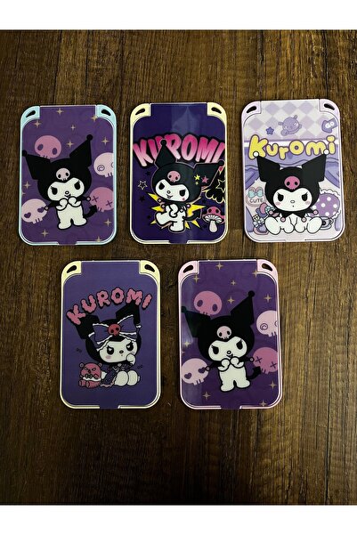 gülümse gel Kız Çocuk 1 Adet Kuromi Ayna Kuromili Ayna K2y Kpop Kore Cep Aynası