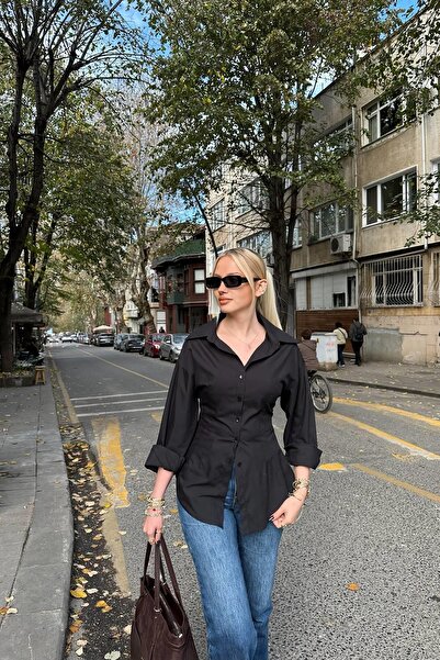 lizge giyim BELİ PENSLİ GÖMLEK