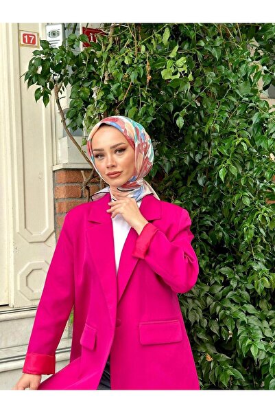 İpekhan Pera Soft Eşarp Pembe Turuncu 1148-08