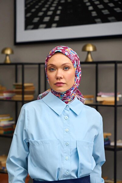 İpekhan مجموعة هارموني - وشاح وردي ناعم 1177-08