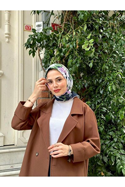 İpekhan Pera Soft Scarf Navy Blue 1148-14