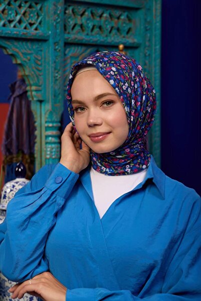 İpekhan Marrakech Koleksiyon Soft Eşarp Mor Kırmızı 1193-14