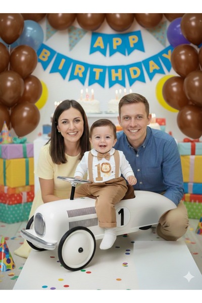 annerüyası طقم سالوبيت بطبعة أسد عمره عام واحد