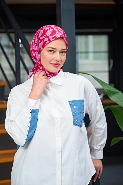 İpekhan Harmony Collection Soft Eşarp Kırmızı Pembe 1182-10