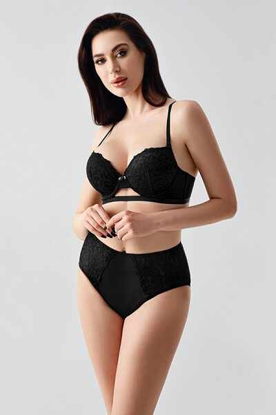 NEWBRA LINGERIE Women's B Cup Bra Panty Set, 334159