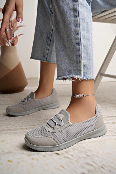 Nesil Shoes Bsea 575 Ice gri Memory Foam Pantofi de mers pentru femei