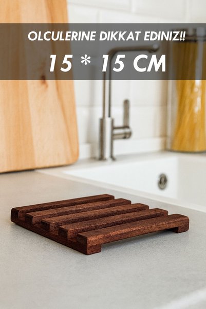 Moola Wooden Trivet, Wooden Base, Teapot Base, Wooden Square Trivet